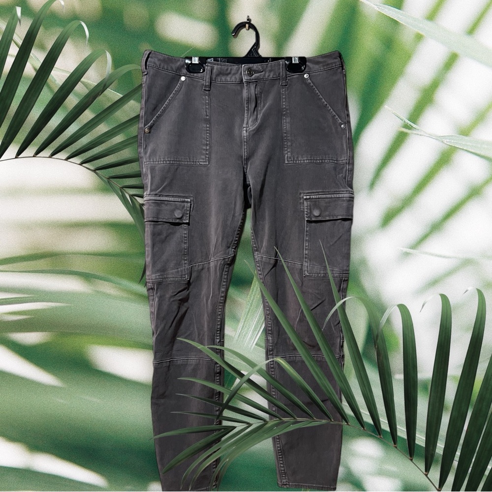 Silver Jeans Skinny Cargo Grey Jeans